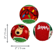 57273 - KONG Holiday Squeakair Balls