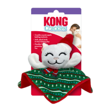 KONG Holiday Crackles Santa Kitty