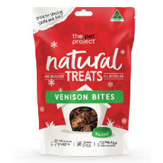 The Pet Project Venison Bites 80g