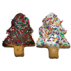 Christmas Frosted Tree Carob & Yoghurt Individual