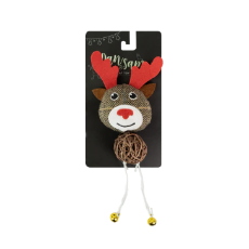 Dan & Sam Christmas Rattan Ball Reindeer 23cm