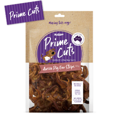 Kazoo Prime Cuts Aussie Pig Ear Strips 500gm