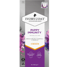 Ivory Coat Raw Health Puppy Immunity Chicken Wet 100g