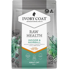 Ivory Coat Raw Health Cat Indoor & Hairball Chicken 4Kg