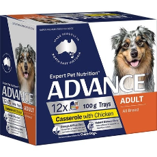 Advance Dog Chicken Casserole 12 Pack 100g *12