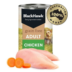 Black Hawk Dog Adult Grain Free Chicken 12 Pack 400g *12