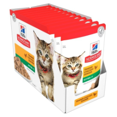 Hills Feline Pouch Kitten Chicken 12 Pack 85g *12