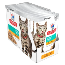 Hills Feline Pouch Perfect Weight Chicken 12 Pack 85g *12