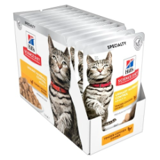 Hills Feline Pouch Urinary & Hairball Chicken 12 Pack 85g *12