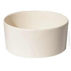 Bowl Melamine Small Animal Small 13cm Dia x 6.5cm H White